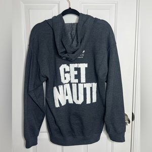 Virginia Beach VA  Zip up Hoodie Gray  NEW